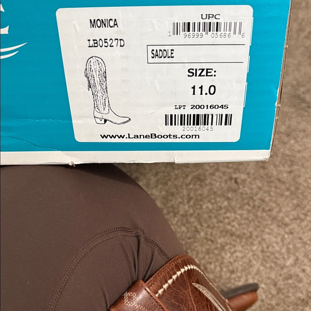 Lane Monica cowgirl boots brown size 11 - Picture 9 of 9